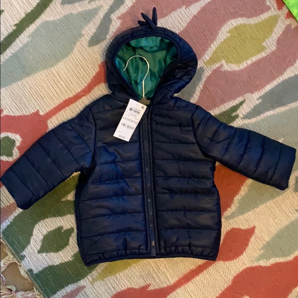 Navy baby coat